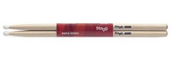 Stagg SM2BN Maple 2B Grip Drumsticks with Nylon Tip