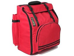 D’Luca DAG-96/120-RD Pro Series Accordion Gig Bag for 96/120 Bass Piano Accordions, Red