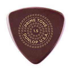 Dunlop 24513150003 Primetone Triangle 1.5mm Sculpted Plectra (Smooth) – 3 Pack