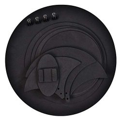 Drum Mutes, 10pcs Mute Silencer Drumming Practice Pad Bass Drums Quiet Sound off Black