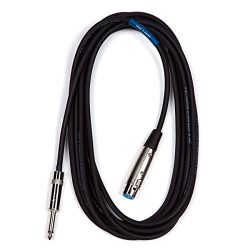 ddrum XLR to 1/4″ Mono Trigger Cable for Acoustic Pro, DRT & Chrome Elite Drum Trigger ...