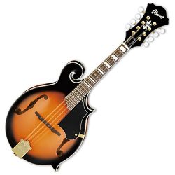 Ibanez M522SBS F-Style Mandolin, Brown Sunburst High Gloss