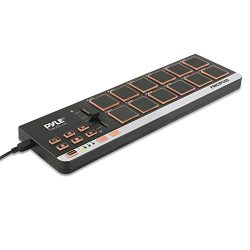 USB MIDI Controller Drum Pad – Upgraded Mini Portable Beat Maker Workstation Equipment w/  ...