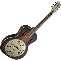 Gretsch Guitars G9241 Alligator Biscuit Round Neck Acoustic-Electric Resonator Guitar 2-Color Su ...