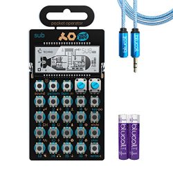 Teenage Engineering PO-14 Sub Bass Synthesizer and Sequencer – INCLUDES – Two Blucoi ...