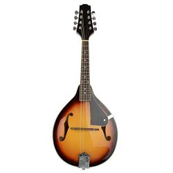 Teekland Sunset Style Elegant Cambered Wood Mandolin with Acoustic Strings