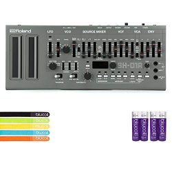 Roland SH-01A Sound Module with Integrated Arpeggiator, Sequencer BUNDLED WITH 4-Pack of AA Batt ...