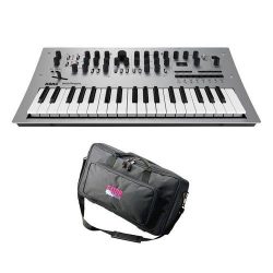 Korg Minilogue 4 Voice Polyphonic Analog Synthesizer with 200 Presets – Bundle With Gator  ...