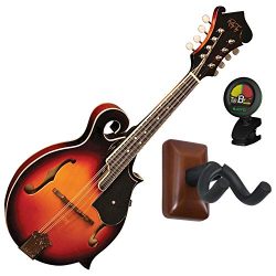 Morgan Monroe Rocky Top RT-FM1 F Style Mandolin with Tuner and Wall Hanger