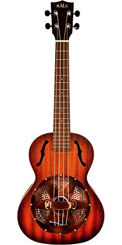 Kala KA-RES-BRS Tenor Resonator Ukulele – Brass Cover