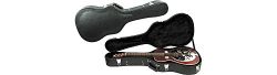 Musician’s Gear Deluxe Archtop Hardshell Squareneck Guitar Case (Black)