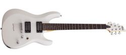 Schecter 432 C-6 Deluxe Solid-Body Electric Guitar, Satin White