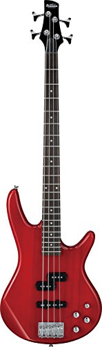 Ibanez GSR 4 String Bass Guitar Right Handed, Transparent Red GSR200TR