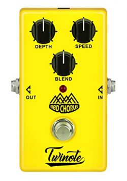 New Digital Bass Effect Pedal，Twinote Guitar Effect Pedal, BBD Chorus