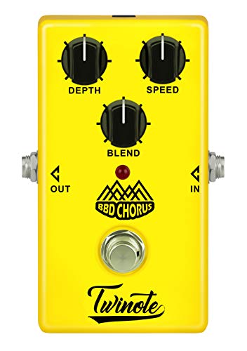 New Digital Bass Effect Pedal,Twinote Guitar Effect Pedal, BBD Chorus