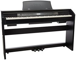 Casio PX-780 Privia 88-Key Digital Home Piano with Power Supply, Black