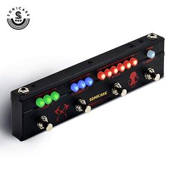 Sonicake Multi Guitar Effect Strip Pedal Sonicbar BLACK HAMMER Combining 4 Moder Heavy Metal Gui ...