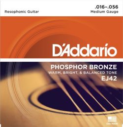 D’Addario EJ42 Resophonic Guitar Strings, 16-56