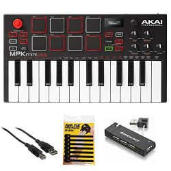 Akai Professional MPK Mini Play – Compact Keyboard and Pad Controller with Integrated Soun ...