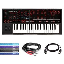 Roland JD-Xi Analog/Digital Synthesizer with USB MIDI Connectivity BUNDLED WITH Hosa CPP-202 Ste ...