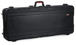 Gator Cases Molded Flight Case for Keyboards with TSA Approved Locking Latches and Recessed Whee ...