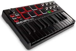 Akai Professional MPK Mini MKII LE Black | Black, Limited Edition 25-Key Portable USB MIDI Keybo ...