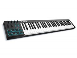 Alesis V61 | 61-Key USB MIDI Keyboard & Drum Pad Controller (8 Pads / 4 Knobs / 4 Buttons)