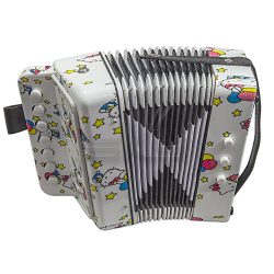 SKY Accordion Kitty Pattern 7 Button 2 Bass Kid Music Instrument High Quality Easy to Play *GREA ...