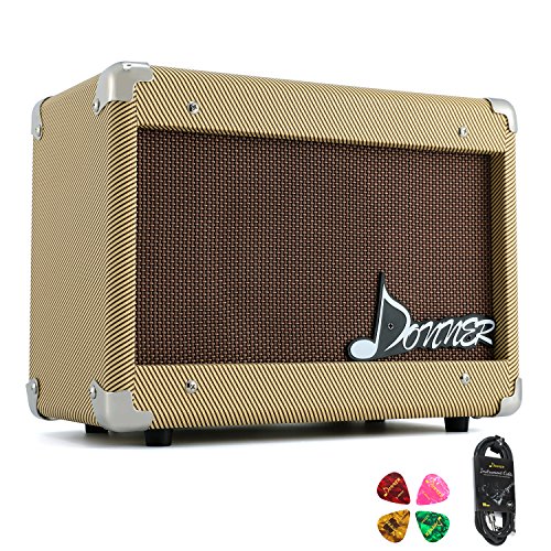 Donner 15W AMP Acoustic Guitar Amplifier Kit DGA1 G with 10 Feet