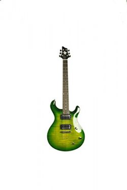 ivy IP-350 TGR PRS Solid-Body Electric Guitar, Trans Green