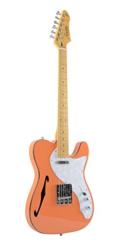 Firefly FFTH Semi-Hollow body Guitar (Orange)