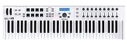 Arturia KeyLab Essential 61 Universal MIDI Controller and Software (White)