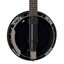 Dean Backwoods 6 Six-String Banjo with Pickup, Black Chrome