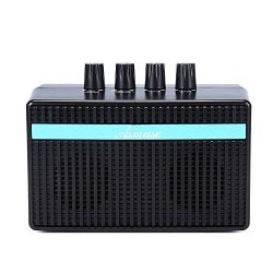 Bass amp Mini Bass Combo 3W Bass Guitar Amplifier with Distortion Effect and Headphone Jack for  ...