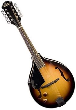 Oscar Schmidt Left Hand OM10E A-Style A/E Mandolin. Tobacco Sunburst (OM10ETSLH-O