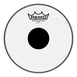 Remo Controlled Sound Clear Drum Head with Black Dot – 8 Inch