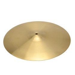 Kuyal 18-Inch Ride Cymbal，0.8mm Copper Alloy Ride Cymbal for Drum Set -Golden (Ride Cymbal)