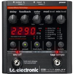 TC Electronic Nova Delay Guitar Delay Effects Pedal