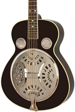 Rogue Classic Spider Resonator Black Roundneck