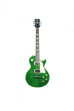 ivy ILS-300 EGR Les Paul Solid-Body Electric Guitar, Emerald Green