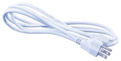 OMNIHIL (8FT) AC Power Cord Compatible with Roland V-Drums TD-50 Drum Sound Module – White