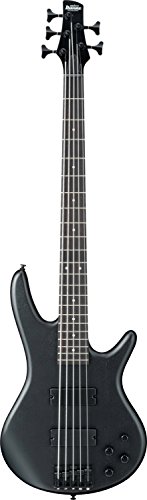 Ibanez 5 String Bass Guitar, Right Handed, Weathered Black (GSR205BWK)