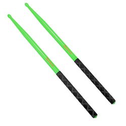 5A Nylon Drumsticks for Drum Set Light Durable Plastic Exercise ANTI-SLIP Handles Drum Sticks fo ...