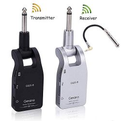 Getaria 2.4GHZ Wireless Guitar System Built-in Rechargeable Lithium Battery Digital Transmitter  ...