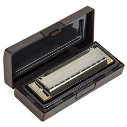 Harmonica French Harp Mouth Organ Phosphor Bronze Key of C (Blues Harmonica, MI2127)