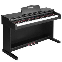 LAGRIMA Digital Piano, 88 Keys Electric Keyboard Piano for Beginner(Kids/Adults) w/Music Stand+P ...