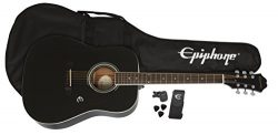 Epiphone FT-100 Acoustic Guitar Player Pack, Ebony