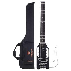 Traveler Guitar 6 String Solid-Body Electric Guitar Right, Matte Black ULE BKM