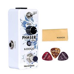 Koogo Analog Phaser Guitar Effect Pedal Vintage/Modern Mode True Bypass