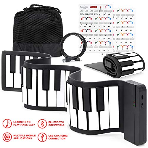 Best Choice Products Kids 49-Key Portable Flexible Roll-Up Piano Keyboard Musical Educational To ...